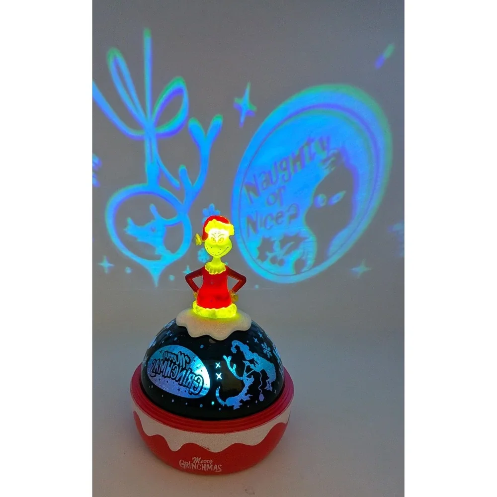Grinch Christmas Multicolor Lightshow Projector LED Shadow Light Indoor Decor